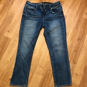 American Eagle Artist Crop Jeans Size 8